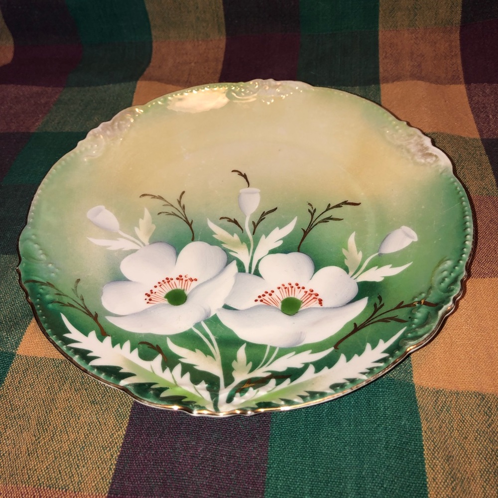Antique Germany Dogwood Flower Plate